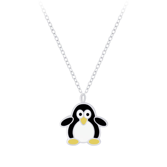 Children's Sterling Silver Penguin Necklace