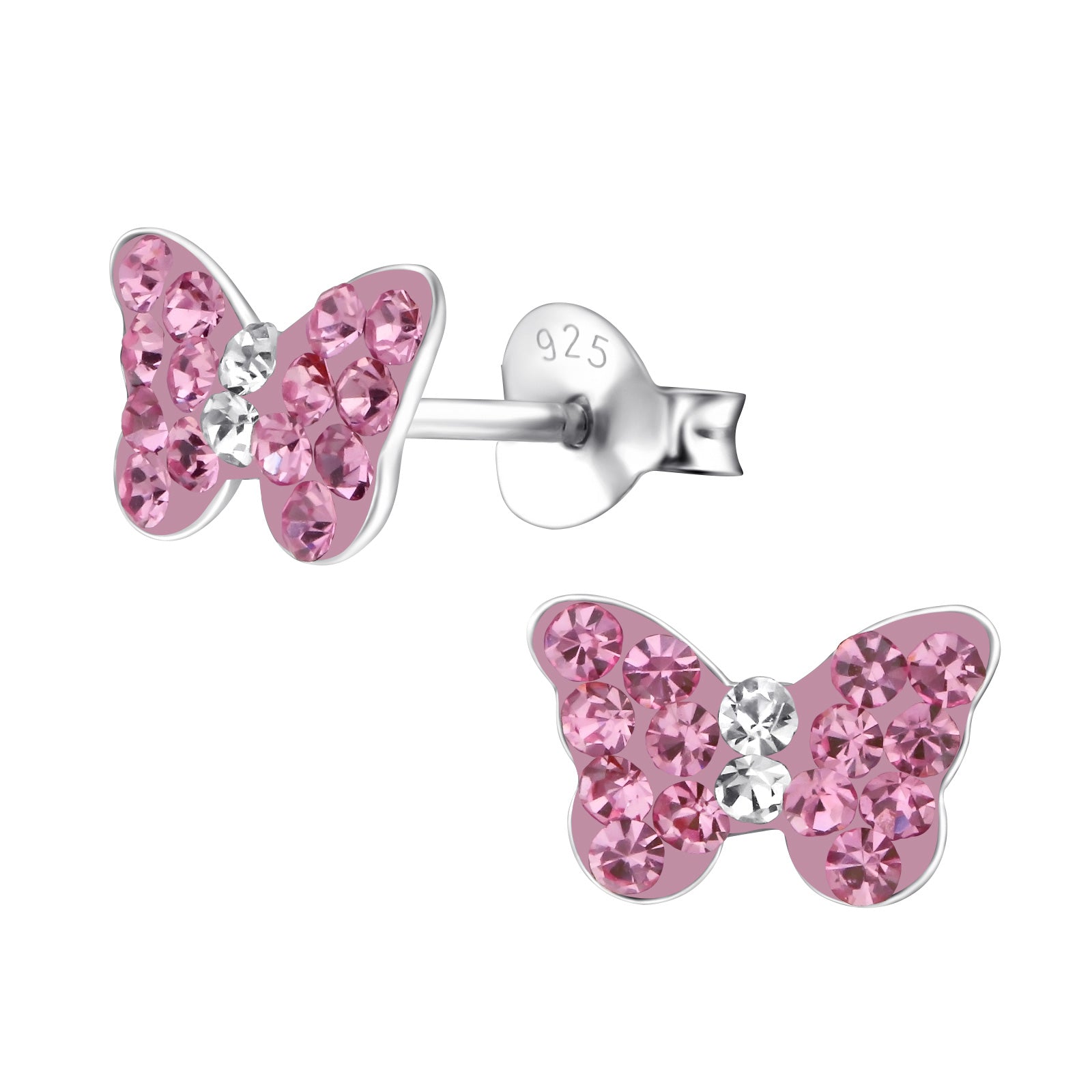 Amazon.com: Violet Crystal with Purple Enamel Heart Leverback Kids Baby Girl  Teen Earrings With Swarovski Elements By Chanteur – 925 Sterling, White  Gold Tone: Clothing, Shoes & Jewelry