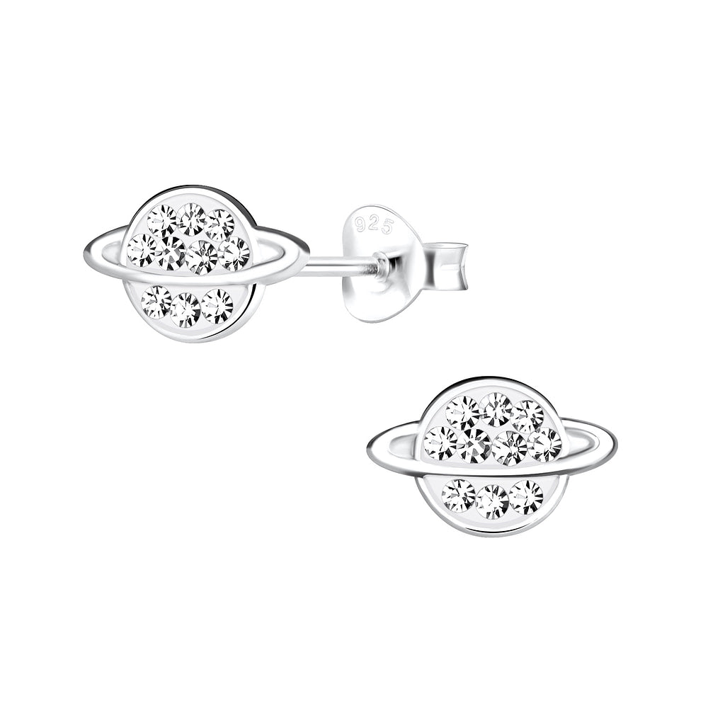 Children's Sterling Silver UFO Stud Earrings