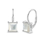 Sterling Silver Elegant Mother of Pearl Square Earrings