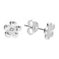 Sterling Silver Small Flower Stud Earrings