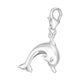 Sterling Silver Dolphin Clip on Charm