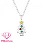 Children' Sterling Silver Christmas Tree Necklace