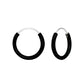 Children's Sterling Silver 12mm Coloured Hoop Earrings (14 colours)
