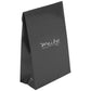 Melchior Jewellery branded glossy black gift bag for AB crystal sterling silver earrings white logo