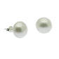 Elegant freshwater pearl earrings for women by Melchior Jewellery with classic stud design