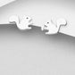 Melchior Jewellery kids hypoallergenic animal stud earrings in squirrel design for children