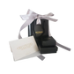 Melchior Jewellery luxury jewellery gift wrap with black boxes, shopping bag and pink ribbon bow