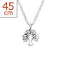 Melchior Jewellery sterling silver Celtic tree necklace pendant on 45 cm chain detailed knotwork design