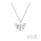 Melchior Jewellery sterling silver bee necklace woman with diamond detail on fine chain