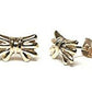 9ct Yellow Gold Small Bow Stud Earrings