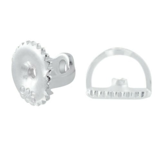 Melchior Jewellery sterling silver screw back earring findings for childrens earrings 925 marked pair